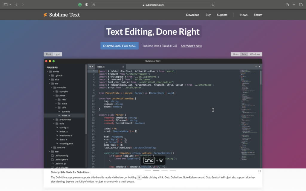 Sublime Text 4