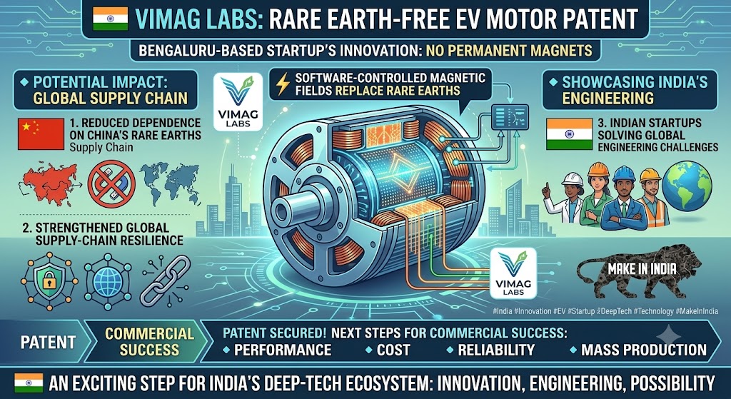 The Magnet-Free Revolution: How Bharat’s Vimag Labs is Rewriting the Global EV Playbook